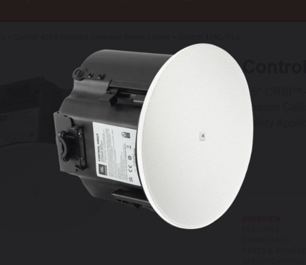 6 IN ENHANCED LIFE-SAFETY CEILING SPKR